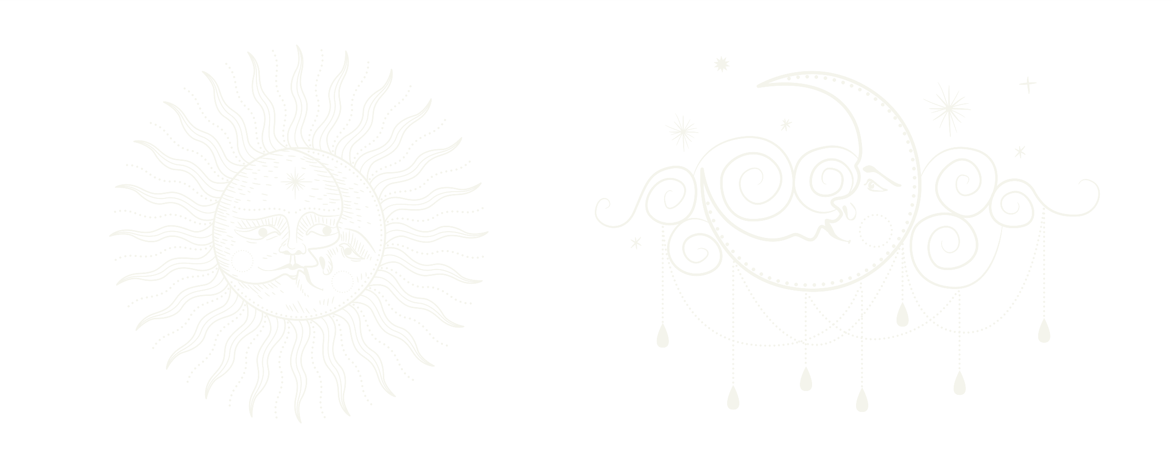 Ilustração mística sagrada em estilo de gravura vintage